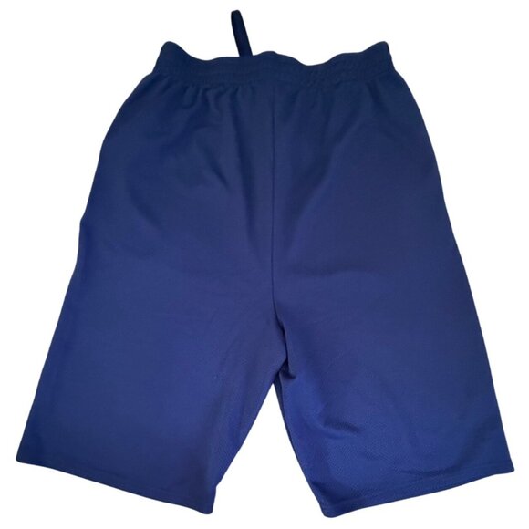 New Balance Youth XL Athletic Basketball Shorts Navy Blue - Picture 3 of 13
